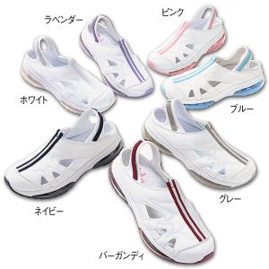 ナースシューズ 白 疲れにくい スニーカー ス...の詳細画像2