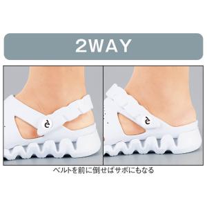 ナースシューズ 白 黒 疲れにくい スニーカー...の詳細画像4