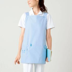 簡単着脱ショート丈6ポケエプロン_TB