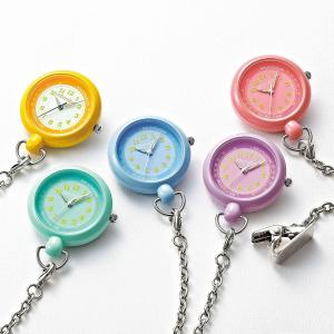 アンファミエ ナース ナースグッズ 小物 グッズ 看護 医療 時計 大特価品 蓄光文字盤マカロンカラーナースウォッチ