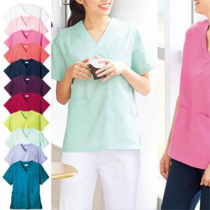 アンファミエ 白衣 女性 男性 医療用 半袖 ドクター 医師