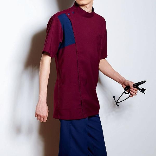 ストレッチギャバメンズ切り替えジャケット_TB