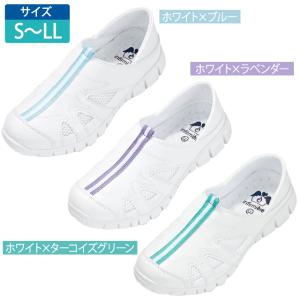 送料無料 ナースシューズ 白 黒 疲れにくい ...の詳細画像3