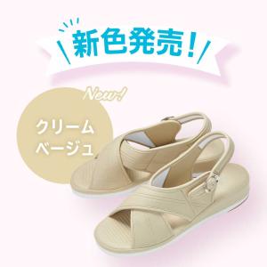 ナースシューズ 白 黒 疲れにくい スニーカー...の詳細画像2