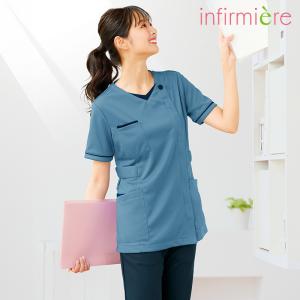 LAURA ASHLEY（ローラアシュレイ） スクラブ 白衣 ナース ジャケット