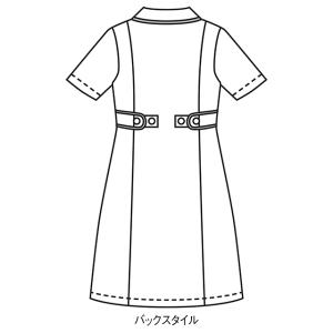 ナースワンピース 紺 白衣 ナース服 ナースウ...の詳細画像4