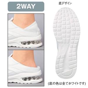 ナースシューズ 白 疲れにくい スニーカー ス...の詳細画像3