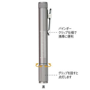 ペンライト 医療用 ナース 瞳孔計 回転式 ラ...の詳細画像2