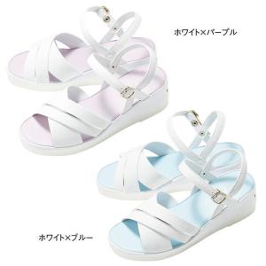 ナースシューズ 白 黒 疲れにくい スニーカー...の詳細画像3