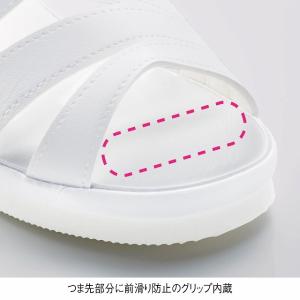 ナースシューズ 白 黒 疲れにくい スニーカー...の詳細画像5