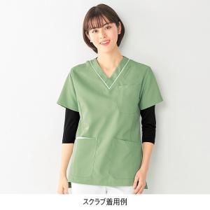 スクラブインナー 七分袖 抗菌 レディース 女...の詳細画像4