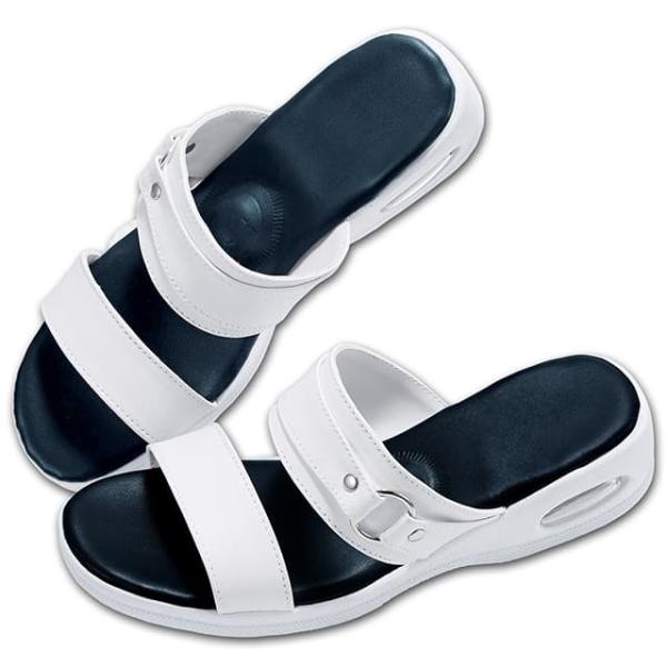 ナースシューズ 白 黒 疲れにくい スニーカー スリッポン 静音 軽量 保育士 介護士 靴 アンファ...