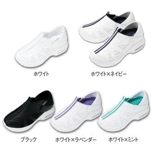 ナースシューズ 白 黒 疲れにくい スニーカー...の詳細画像5