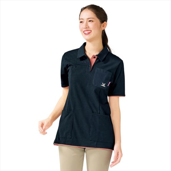 作業着 作業服 ポロシャツ 半袖 レディース ユニフォーム 介護士 ウェア 保育士 看護師 医療 ア...