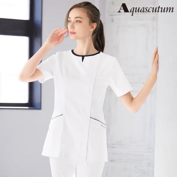 ナース服 白衣 レディース ナースウェア エステ制服 エステ ユニフォーム 看護 アンファミエ　[ア...