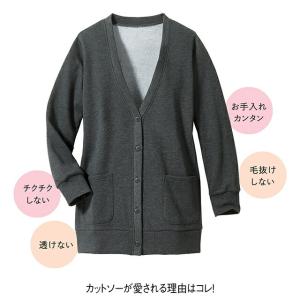 ナース ナースカーディガン 冬 綿混 事務 レ...の詳細画像2