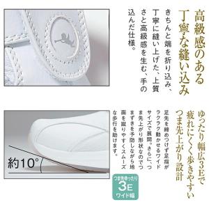 ナースシューズ 白 疲れにくい スニーカー ス...の詳細画像4