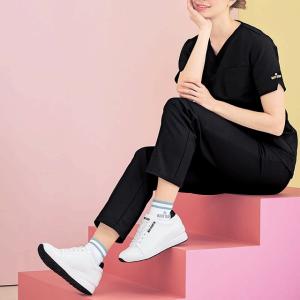 マリークワント ナースシューズ 白 厚底 ヒー...の詳細画像3