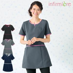 エステ サロン 制服 ハネクトーンチュニック WP761 : ミチオショップ