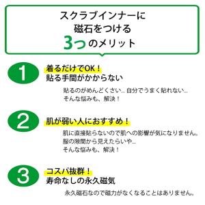 ピップエレキバン 肩こり スクラブインナー フ...の詳細画像4