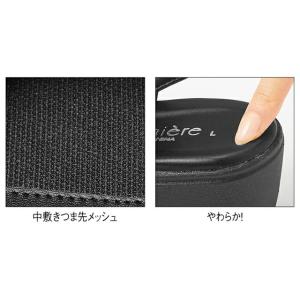 ナースサンダル 疲れにくい 黒 厚底 美脚 ヒ...の詳細画像4