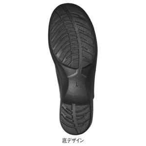 ナースサンダル 疲れにくい 黒 厚底 美脚 ヒ...の詳細画像5
