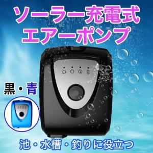 ソーラー充電式 エアーポンプ 11点セット エアポンプ