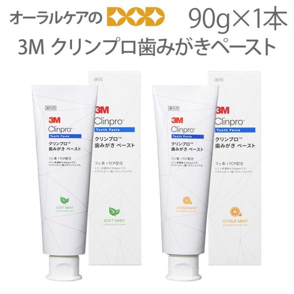 3M フッ素配合歯磨き粉 クリンプロ歯みがきペースト 90g 1本 メール便不可 即発送