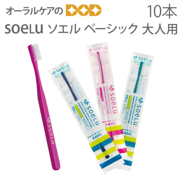 8/11限定5%OFFクーポン！歯ブラシ ソエル soelu ベーシック BASIC 一般成人用 1...