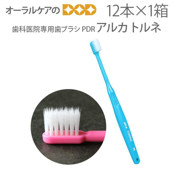 歯ブラシ よだれが垂れにくい歯ブラシ アルカ トルネ 1箱 12本入 メール便可 3セットまで メー...