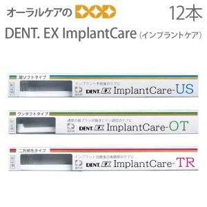 歯ブラシ インプラント用 ライオン DENT EX ImplantCare インプラントケア 12本入 メール便可 1セット 12本 まで メール便送料無料 即発送｜info-dod