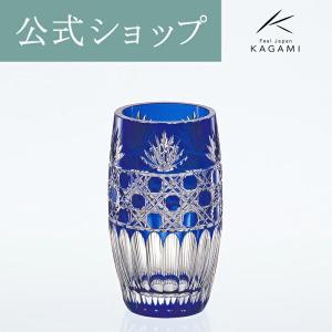 KAGAMI 江戸切子（カガミクリスタル）花瓶 花器 F304-1753