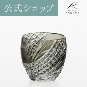 KAGAMI 江戸切子（カガミクリスタル）冷酒杯＜月下美人＞80cc T535