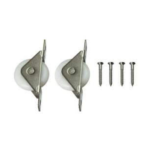 静音高機能戸車ステン枠YU　33mm　ジュラコン(R)　17338