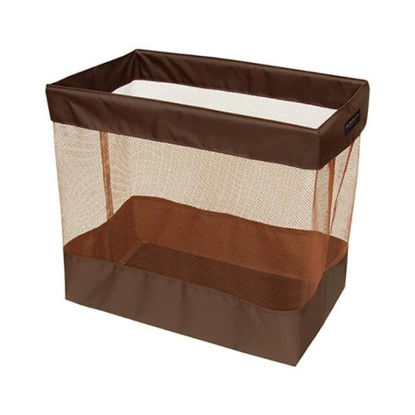日本製 SAKI(サキ) サイドワゴン Lサイズ用 交換袋 メッシュ R-330・E ブラウン