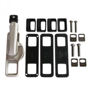 144KR-SL 鍵付取替クレセント錠 R用 シルバー 00776866-001