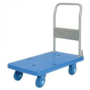 静音台車　ハンドル固定式　ウレタンタイヤ付　最大積載量250kg　PLA250-UR