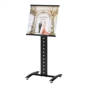 ナカキン　R付サインスタンド(塗装タイプ)　RSS-S45-BK