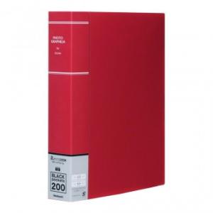 ナカバヤシ　フォトグラフィリア　ポケットアルバム　2L判2段200P　レッド　PH2L-1020-R