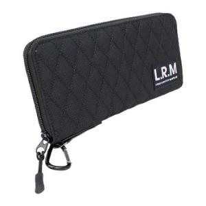 L.R.M リップステッチラウンド長財布 CMK-0557 ブラック