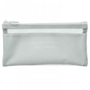 メッシュペンポーチ ナイロン製 グレー LEQ07-100GY