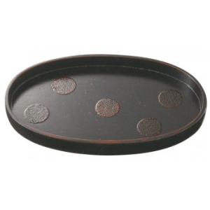 阿瀬真三商店 7.0小判盆 水玉 曙 R3106