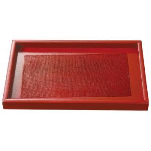 阿瀬真三商店 8.0小長盆 布着せ 根来 R3101