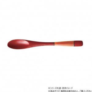 阿瀬真三商店 ヌーボー ティースプーン 朱 R1111