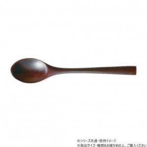 阿瀬真三商店 手ぬり 溜 ティースプーン R1205