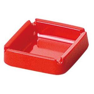 ENTEC　エンテック　A-270R  カラー灰皿(角)   赤