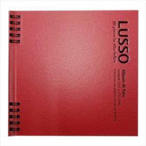 ナカバヤシ　Wリングかける〜の台紙アルバムL1/ルッソ/レッド　LUWK-L1-R