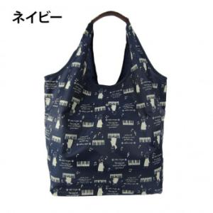 優美社　4R46-00　nekoningen （ネコニンゲン） クリテ手提げ大  ネイビー