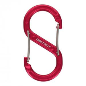 DBLTACT　アルミS型カラビナ　レッド　DT-AKS-80R　360515