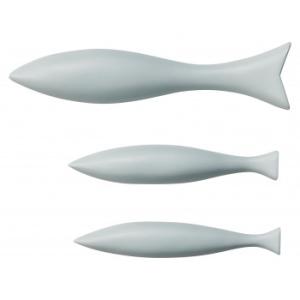 セトクラフト ウォールデコ さかな グリーン 3個セット R24-1053